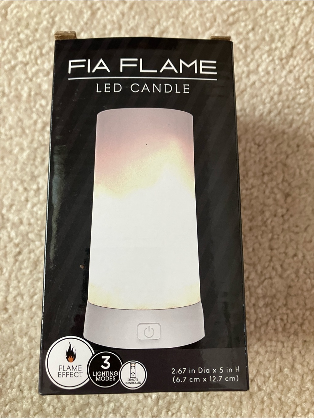 Fia Flame LED Candle - Cream Glow